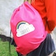 image 3 of Personalised Rainbow Pink Kit Bag Pink