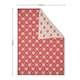 image 5 of Christmas Traditional Snow Flake Reversible Throw, Red