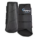 image 2 of Shires Arma Air Motion Brushing Boots Black | Colour: Black/Cherry
Size: Small Pony