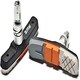 image 1 of AWE 72mm Triple Contour Bike V Brake Blocks/Pads Grey/Orange/White