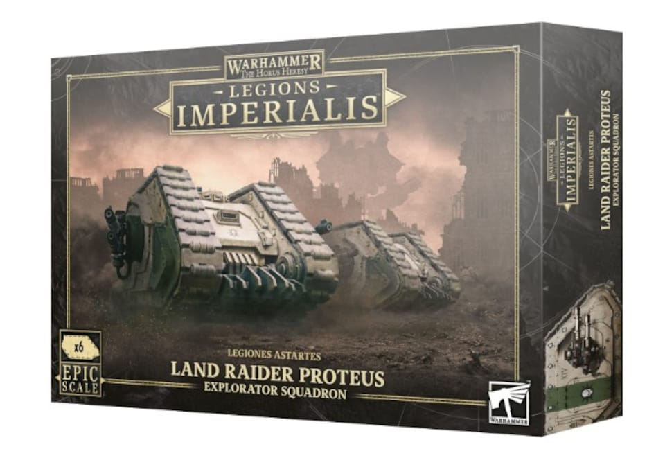 Land Raider Proteus Explorator Squadron Legions Imperialis Horus Heresy Warhammer