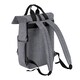 image 2 of Bagbase Roll Top Recycled Twin Handle Laptop Backpack - Grey Marl - One Size