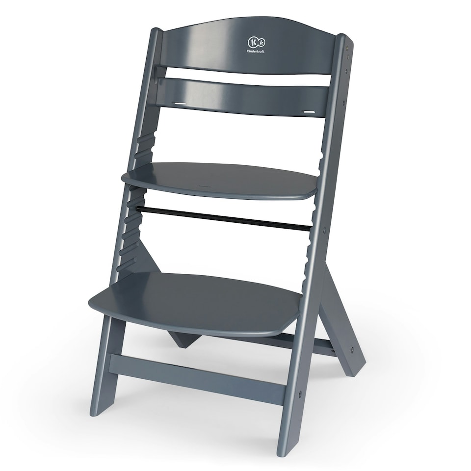 image 1 of Kinderkraft Enock High Chair for Baby and Toddler - Full Grey