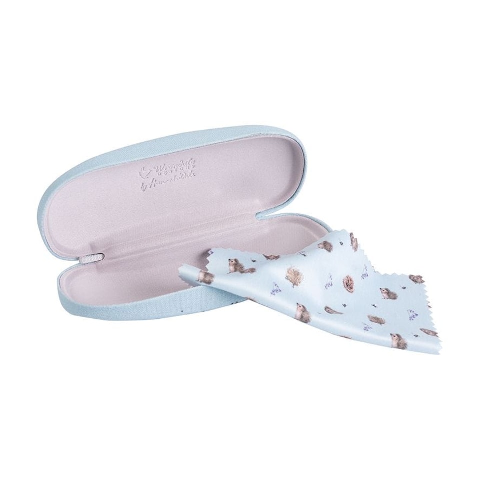 image 1 of Wrendale Designs Hedgehog Illustrated Glasses Case