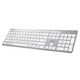 image 1 of Adesso USB-C Multi OS Scissor Switch Keyboard With Co-Pilot AI Hotkey And USB-C, USB-A, 3.5mm Aux Ports