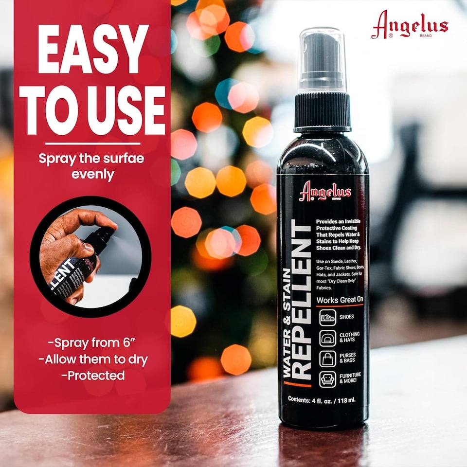 image 1 of Angelus Water & Stain Repellant - Non-Aerosol for Multi-Surface 4oz | Clear