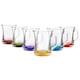 image 1 of LAV Zen+ Coloured Base Glass Coffee Mugs - 225ml - Multicolour - Pack of 6 | Multi | Multicolour