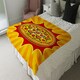 image 4 of Round pizza pop art retro (Blanket)