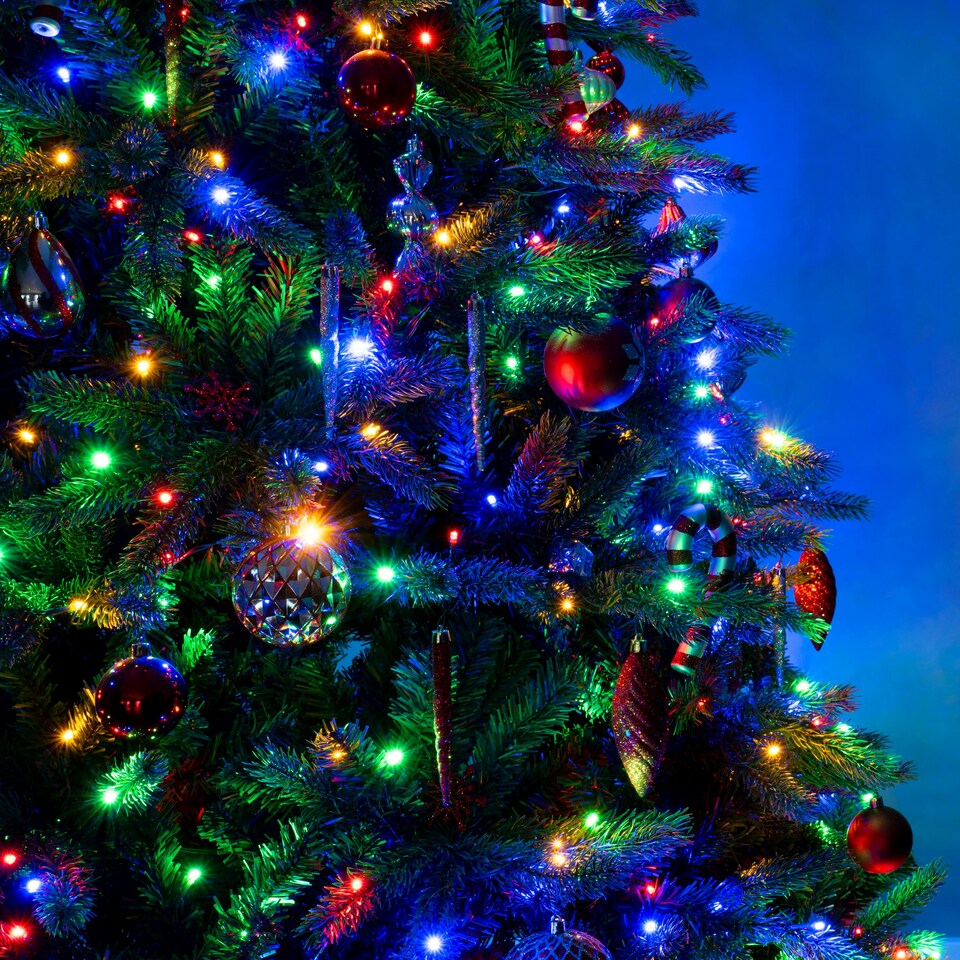 image 1 of Christmas Tree World  12ft/360cm Ultra Devonshire - Multicolour/Warm White LEDs