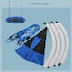 image 8 of HOMCOM Round Swing Kids Game Spin Rope Playground Steel φ100cm Playroom