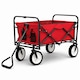 image 9 of Red Heavy Duty Foldable Garden Festival Trolley Cart Wagon Truck