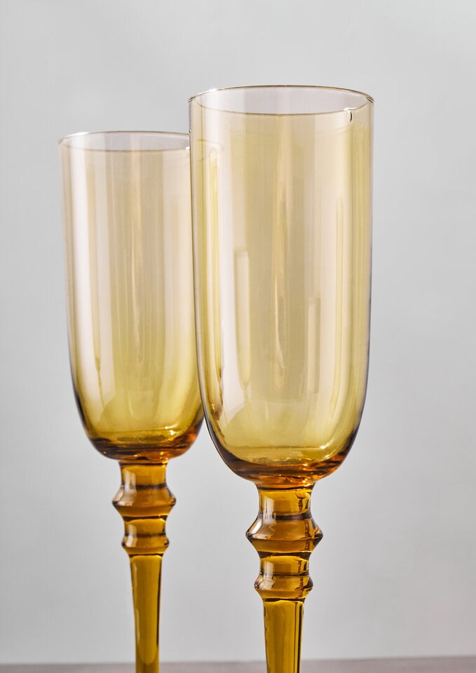 image 1 of Set Of Four Tessa Champagne Glasses