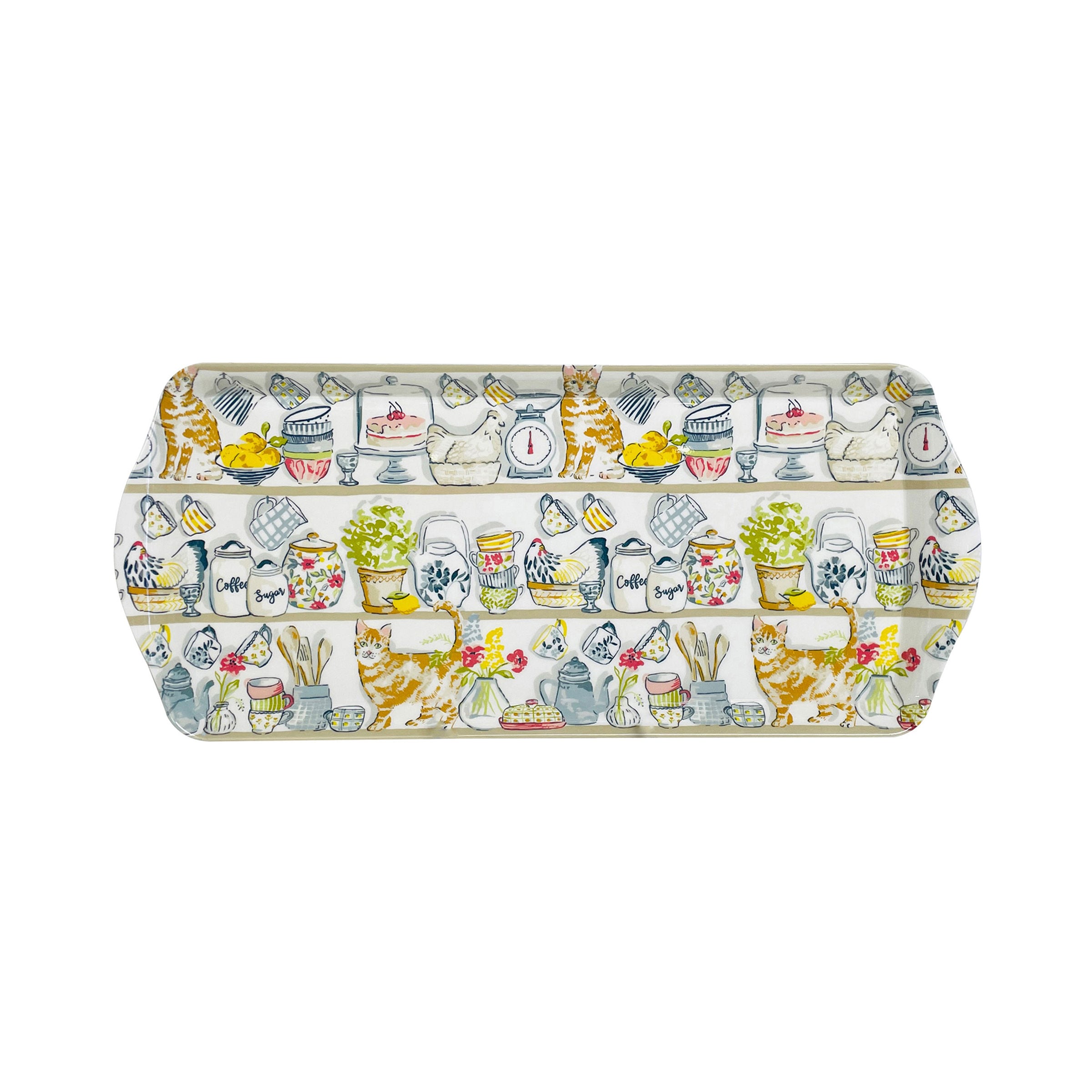 Ulster Weavers 'Pantry Cats' Floral Print Small Tray