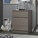 image 5 of FWStyle Stora 1 Door 1 Drawer Multi-Storage Unit - Rustic Oak Brown