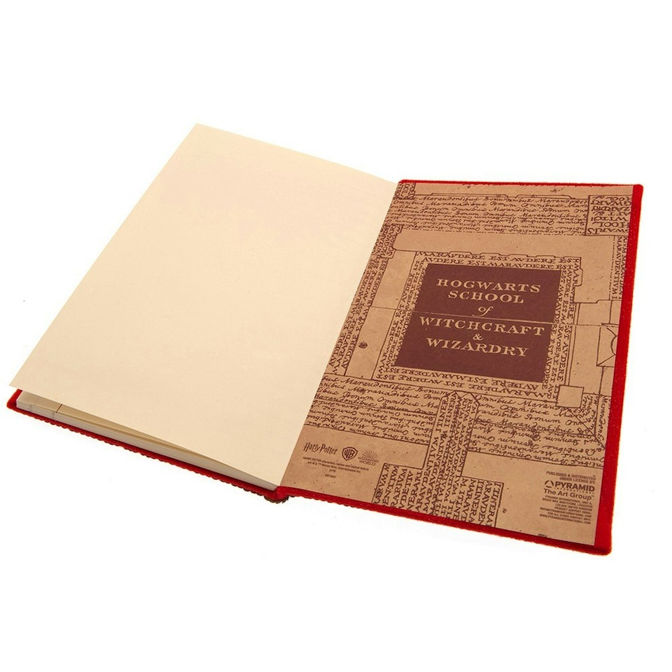 image 1 of Harry Potter Premium Sequin Flip A5 Notebook - Red/White - One Size