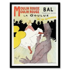 Toulouse Lautrec Framed Wall Art Print Moulin Rouge La Goulue Home Décor