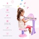 image 7 of HOMCOM 32 Keys Kids Mini Electronic Keyboard Musical Instrument Educational Game Toy Children Grand Piano Stool Micropho