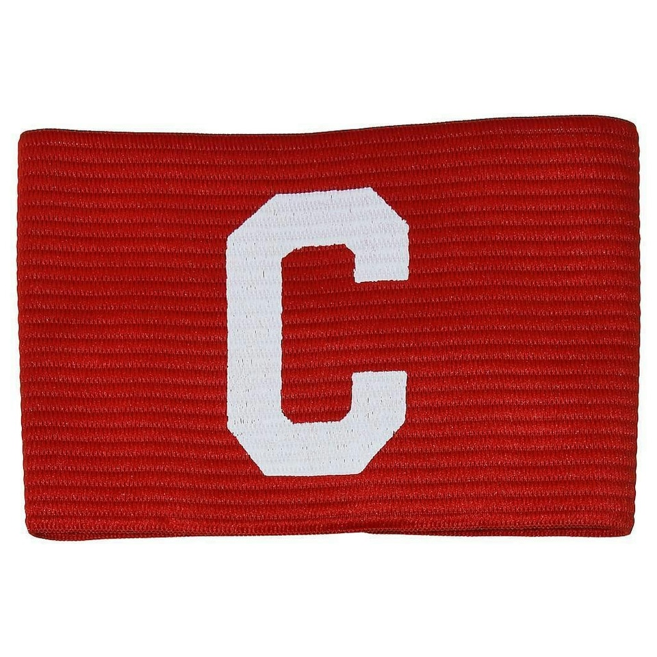 image 1 of Precision Childrens/Kids Big C Captains Armband - Red - One Size