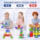 image 8 of Desire Deluxe Magnetic Building Blocks Tiles STEM Toy Set 57PC – Kids Learning Educational Construction Toys for Boys Girls Present Age 3 4 5 6 7 Year Old - Gift