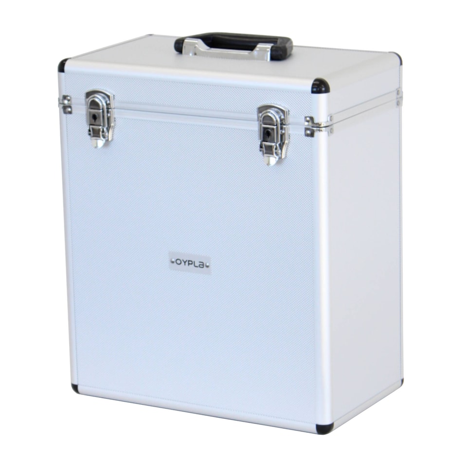 image 1 of 35 x 12" LP Vinyl Record Box Hard DJ Flight Case Aluminium