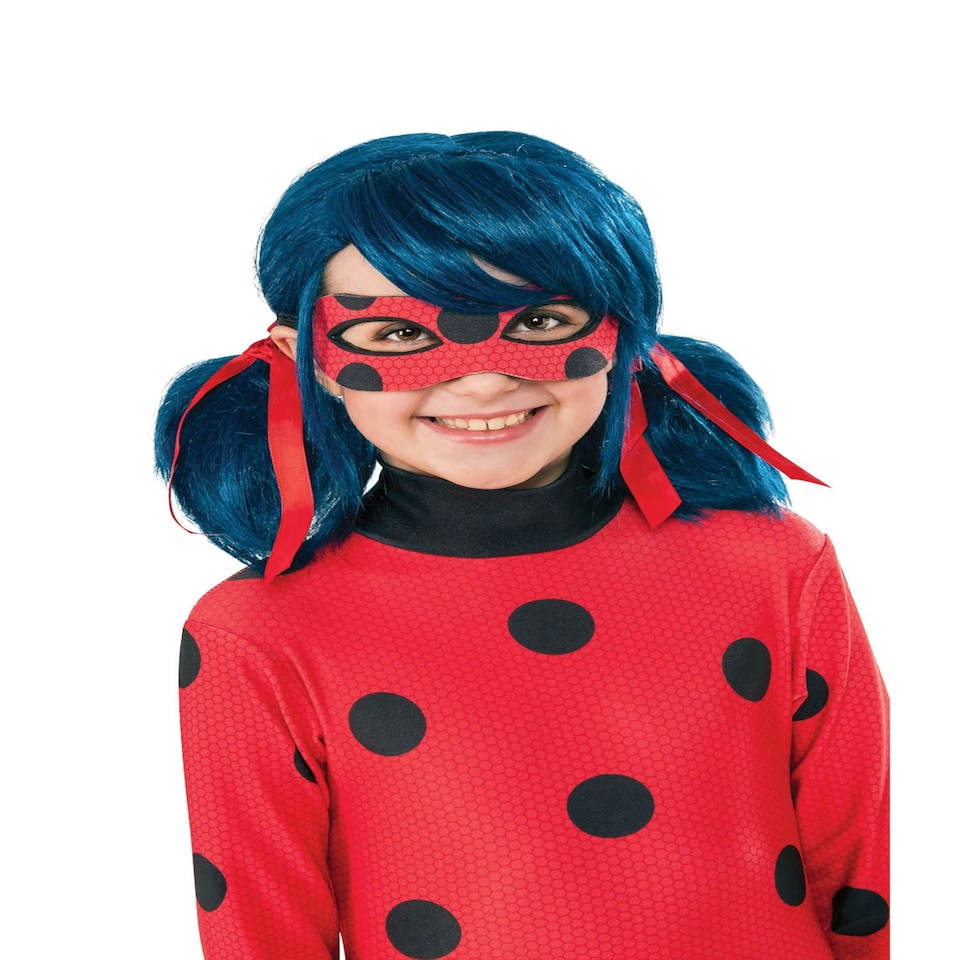 Miraculous Lady Bug Wig - OS - RUBIES N/A