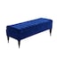 Sapphire Blue Plush Velvet
