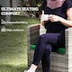 image 5 of Outsunny 3PCs Rattan Garden Seat Cushions Pads for Patio Furniture Green 