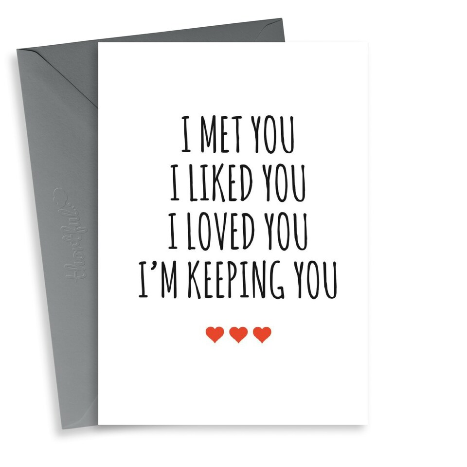 image 1 of Cute Typography Valentine's Day Card