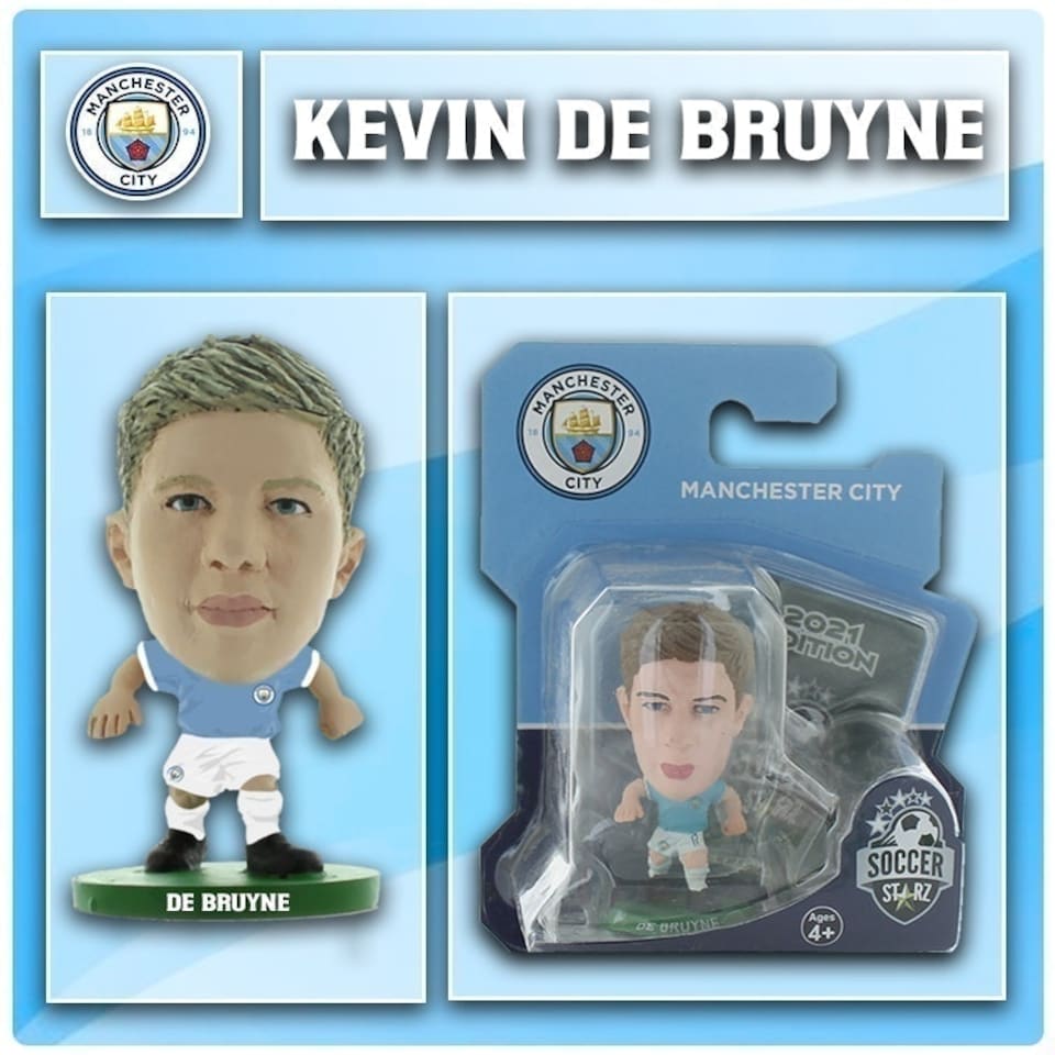 image 1 of Soccerstarz - Manchester City - Kevin De Bruyne - Home Kit