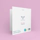 image 3 of Bright Star Candle Mistletoe Dark Modern Graphic Christmas Card