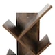 image 4 of Bookcases Bookshelf Book Storage Wooden Tree 8-Tier  Home Decor Display Stand Brown