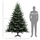 image 3 of HOMCOM 7ft Artificial Spurce Christmas Tree with 3116 Branches