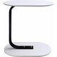 image 1 of MantraRaj Side Table for Sofa & Bed Small Snack Coffee Table Compact Couch Sofa Side Table White