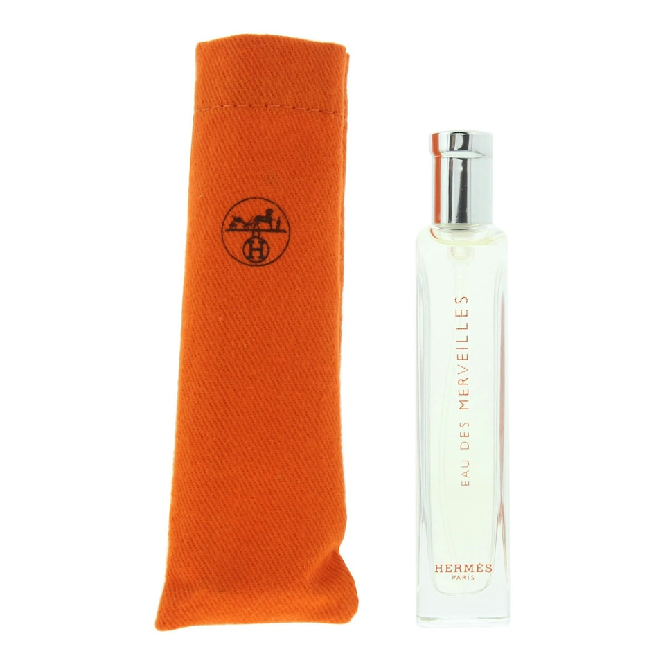 Hermes Eau Des Merveilles Eau de Toilette 15ml Spray for Her in Pouch