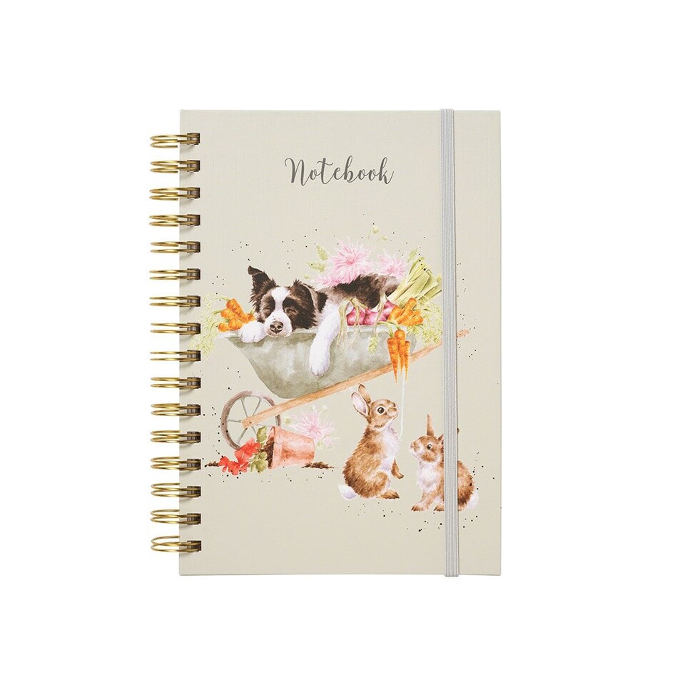 Wrendale Designs A5 "Sleeping on the Job" Spiral Bound Notebook