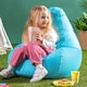 image 3 of Kids Recliner Beanbag Indoor and Outdoor Aqua Set of 2 | Blue | Aqua | M | 1