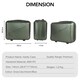 image 4 of Cabin Vanity Case for Travel | Lightweight Durable Strap-on Toiletries and Makeup Organiser | Waterproof Hardshell Hand Luggage