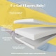 image 7 of MHG Living Cot Bed Mattress Waterproof Anti-Allergy Baby Mattress Cover for Newborns - White - 140cmx70cm