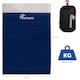 image 7 of SUNMER Double Sleeping Bag - Converts to 2 Singles - 4-Season 300GSM - Navy