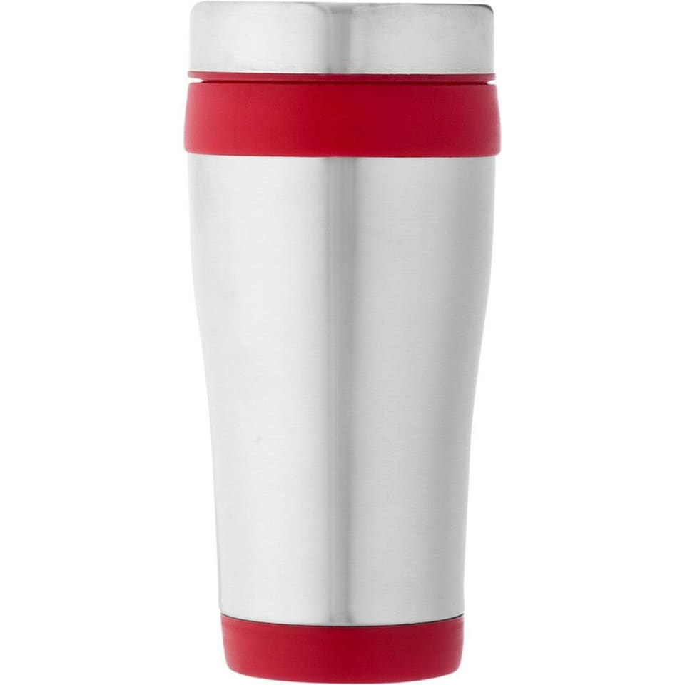 image 1 of Elwood Recycled Stainless Steel Insulated 410ml Tumbler - Red - One Size