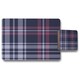 image 2 of Tartan plaid pattern (Placemat & Coaster Set)