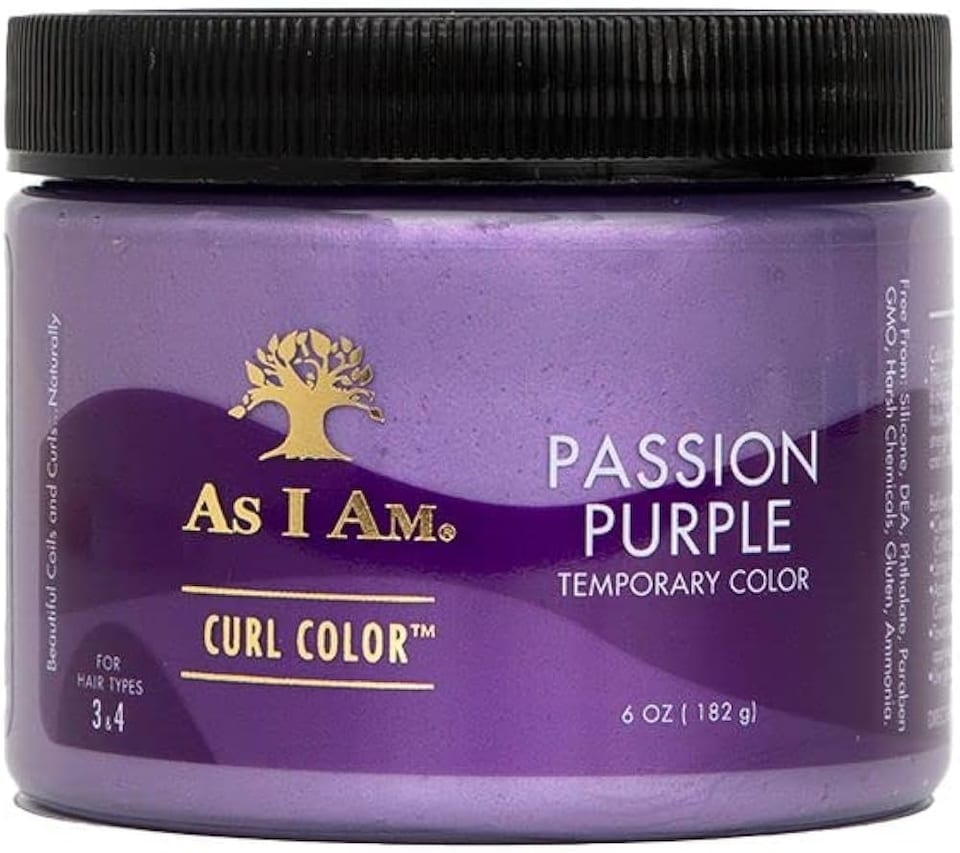 image 1 of As I Am  Curl Color Passion Purple Temporary Color