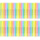 image 1 of Liquid Accent Highlighters Marker Pens School Stationery Set | Multi | Multicoloured | Set of 50