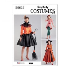 Simplicity 9632 Paper Sewing Pattern – Women’s Costumes, Size U5 (16–18–20–22–24), Intermediate