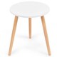 image 1 of COSTWAY Round Coffee End Table Sofa Side Table Furniture White