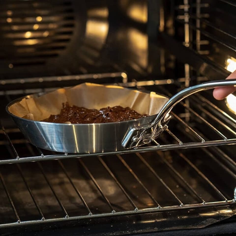 image 1 of Samuel Groves Classic Stainless Steel Triply 20cm Frying Pan