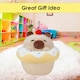 image 8 of Capybara Cup Cake Soft Toy Cute Plushie Huggable Cuddly Stuffed Toy 20cm Yellow