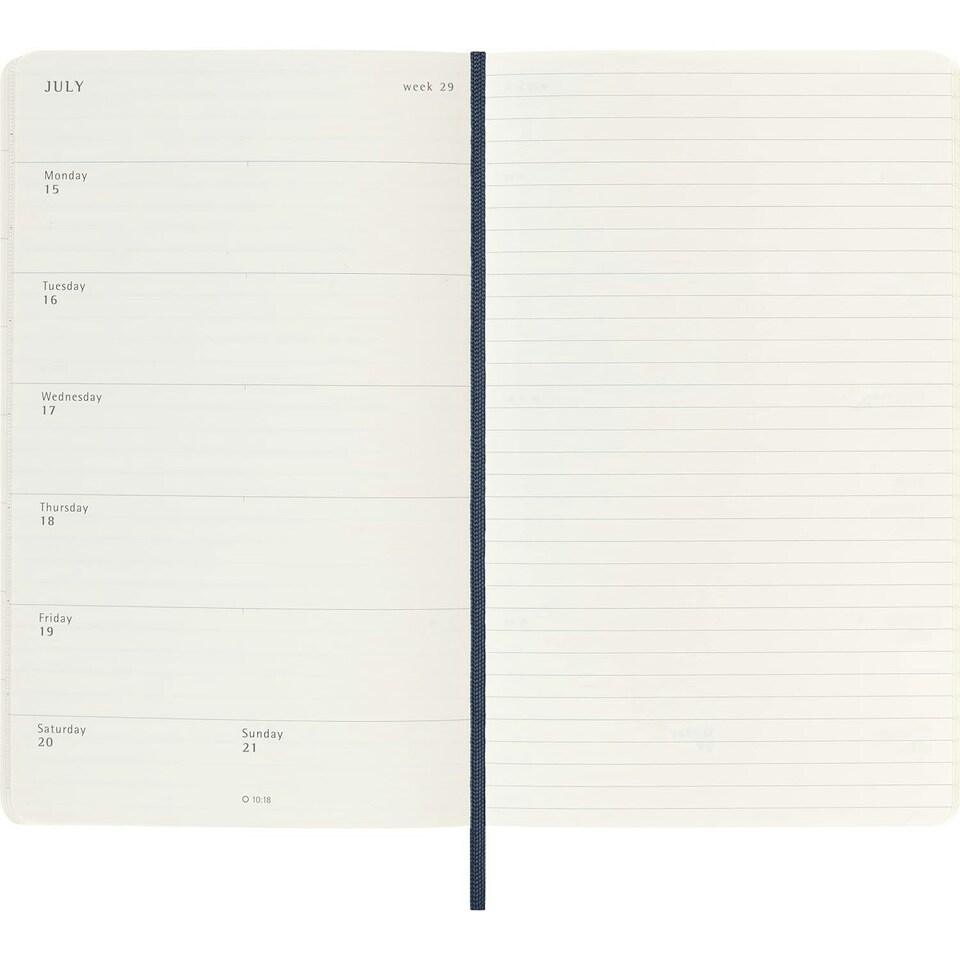 image 1 of Moleskine 12M Weekly XL Planner - Sapphire Blue - One Size