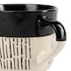 image 4 of Nicola Spring Ceramic Dipped Dash Coffee Mugs - 475ml - Black - Pack of 6 | Black | Black