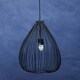 image 4 of Interiors by Premier Sleek Teardrop Black Finish Pendant Light, Effortlessly Maintained Down Light Wall, Sturdy Ceiling Light